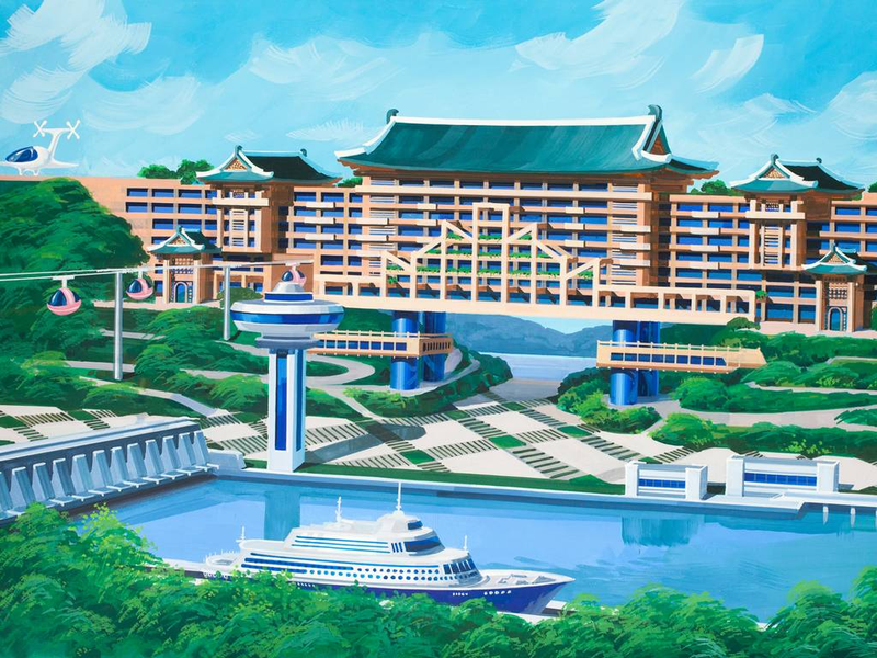 Illustration for article titled How North Korean Architects Imagine the Future of Cities